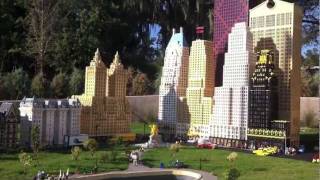 Tour Miniland USA at LEGOLAND Florida (KSC Shuttle, NYC, Las Vegas, DC, Pirates)