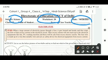 Cass 6th science worksheet no 20 (14/09/2021) || science worksheet 20 class 6 || english medium #doe