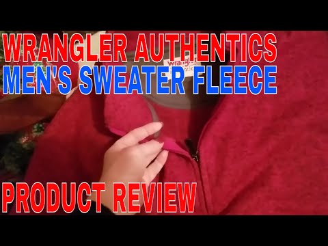 β
How To Use Wrangler Authentics Men's Sweater Fleece Quarter Zip Review π΄