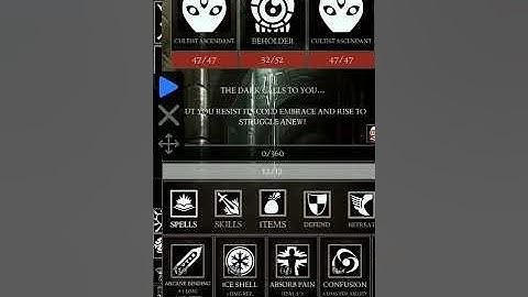 (epilepsy warning) negative health glitch in Grim Quest @GriffithBotH