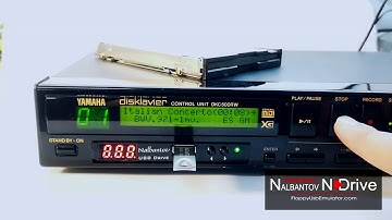 Yamaha Disklavier DKC500 upgraded with Nalbantov N-Drive Slim Emulator