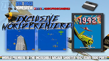 1942 Exclusive World Premiere for the Atari 7800!