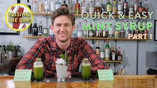 Quick & Easy Mint Syrup Recipe for Cocktails Part 1 - The Making