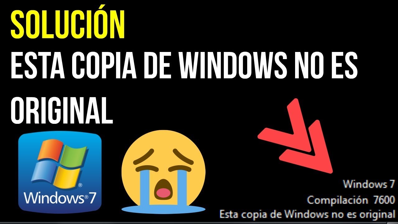 Esta Copia de Windows No es Original | Solución Windows 7 ✓