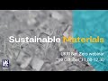 The Net Zero series: Sustainable Materials