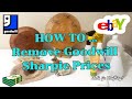 HOW TO.. Remove GOODWILL Sharpie Ink Pen Pricing from Thrifted Items / Thrifting Vegas / Ebay Resale