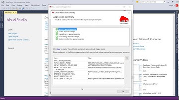 Click2Cloud OpenShift Extension for Visual Studio #02: Create New Application