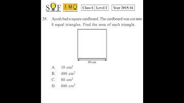 Math Olympiad SOF IMO class 6 level 2 practice 2024 2025 #maths #olympiad #olympiadpreparation