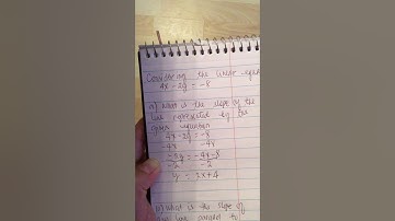 Considering the linear equation 4x-2y = -8