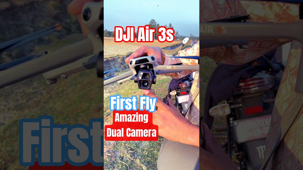 WOW! 🤩 DJI Air 3S First Flight - CINEMATIC SHOTS 