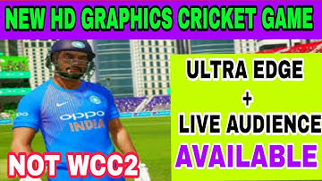 ULTRA EDGE AND LIVE AUDIENCE FEATURE IS AVAILABLE IN A CRICKET GAME SAME AS DBC17# RELEASED TODAY🔥