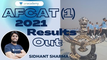 IMP ANNOUNCEMENT: AFCAT 1 2021 RESULTS OUT- Authentic Information by Sidhant Sharma