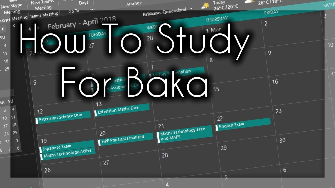 How To Study For Baka | How To Baka - YouTube