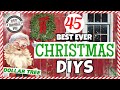 45 Gorgeous CHRISTMAS DIYS/Dollar Tree Christmas DIY/Christmas DIYS/2021 CHRISTMAS Home Decor IDEAS