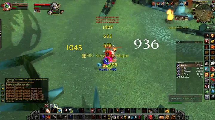 Might of Menethil deletes two green warriors in WSG | WoW Classic #wowclassic #wow