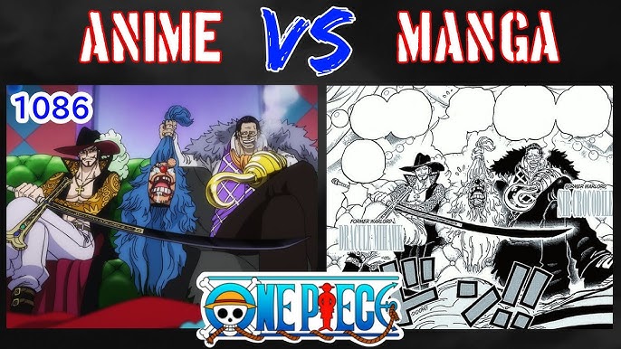 Anime VS Manga  ワンピース - One Piece Episode 1056 