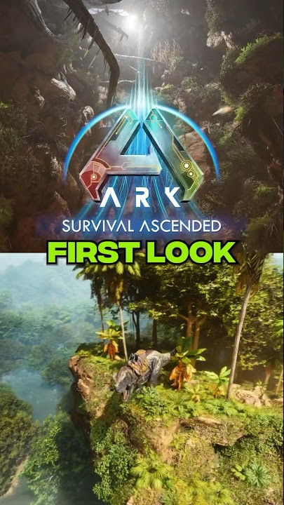 The FIRST Look At ARK Survival Ascended Is Here 🦖#arksurvivalascended, ark survival ascended