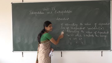 INTERPOLATION & EXTRAPOLATION||PART-1||UNIT-4||2ND PUC ||STATISTICS||BY PROF. TABASSUM