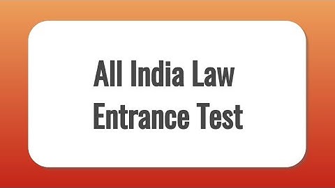 AILET 2021 Admission: Application Form, Exam Dates, Eligibility, Syllabus