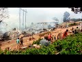 Kampala trading center found in Nyaki Rukungiri district was cought by fire untill it gets over@🔥😭😭