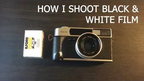 Shooting and Developing Black and White Film with Hexar AF