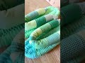 緑に夢中！グリーンパッチワーク鼻緒の布ぞうり♪