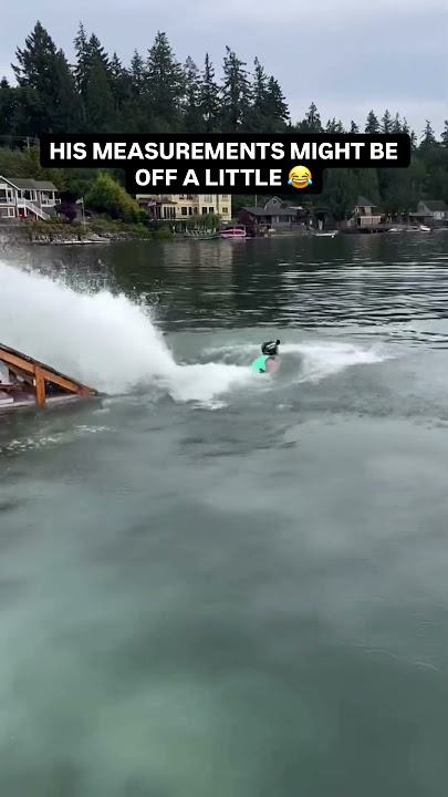 Just a slight miscalculation.. 😂 #sendit #goodforit #jetski