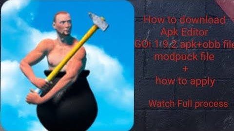 How to install mods in getting over it Mobile !!!