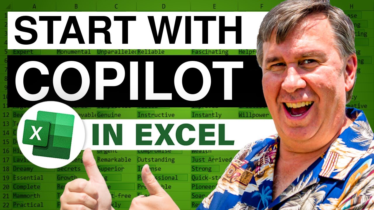 Excel’s “Start With Copilot” – A Game Changer for Beginners! - Episode 2675