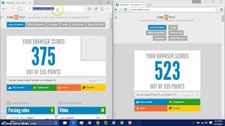 Project Spartan vs. Google Chrome 41 on Windows 10(April Build)