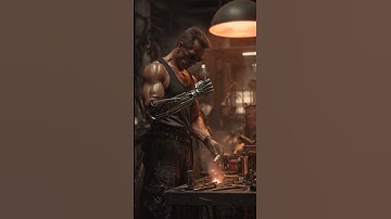 Terminator while Bullet making #music #robot #guardianterminator #moviemusic #terminator #aiart #ai