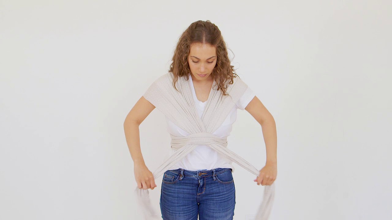 solly baby wrap newborn carry video