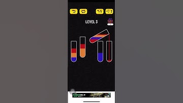 Game-water sort level 3#gameplay #gaming #games #puzzle