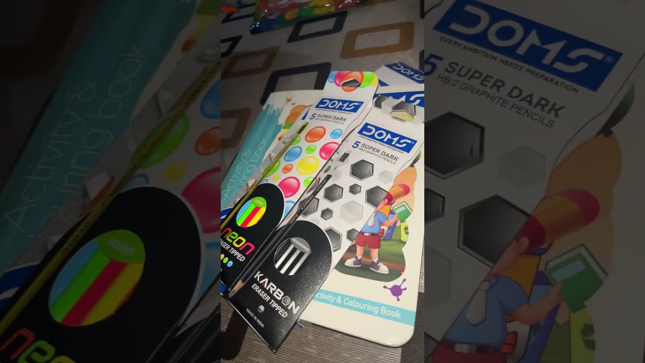 Unboxing of DOMS Smart Kit.Worth Rs.500.