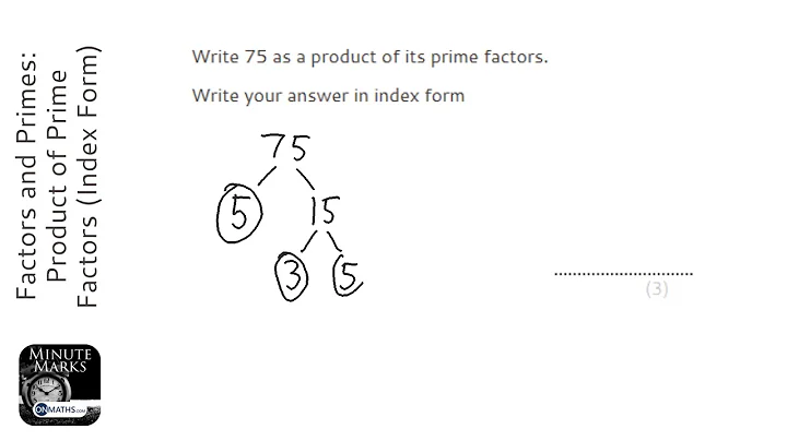 Factors and Primes: Product of Prime Factors (Index Form) (Grade 4) - OnMaths GCSE Maths Revision