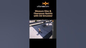 Measure Sites & Clearances Quickly with CGI Simulator #3d #3dmodeling  #cgi #digitaltwin #simulator