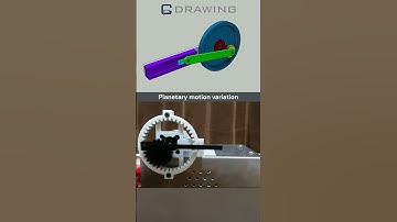 Planetary motion variation #mechanical #engineering #mechanism #cad #solidworks #engenharia