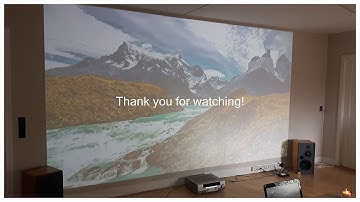 Optoma GT1080 Darbee + Projection Screen 2020