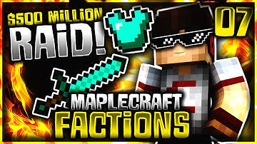 "$500 MILLION FACTIONS TOP RAID" - Minecraft Factions Server Let