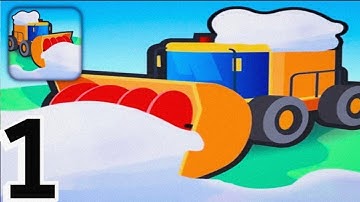 Clean snow 3d- Gameplay Walkthrough Part 1 (iOS, Android)