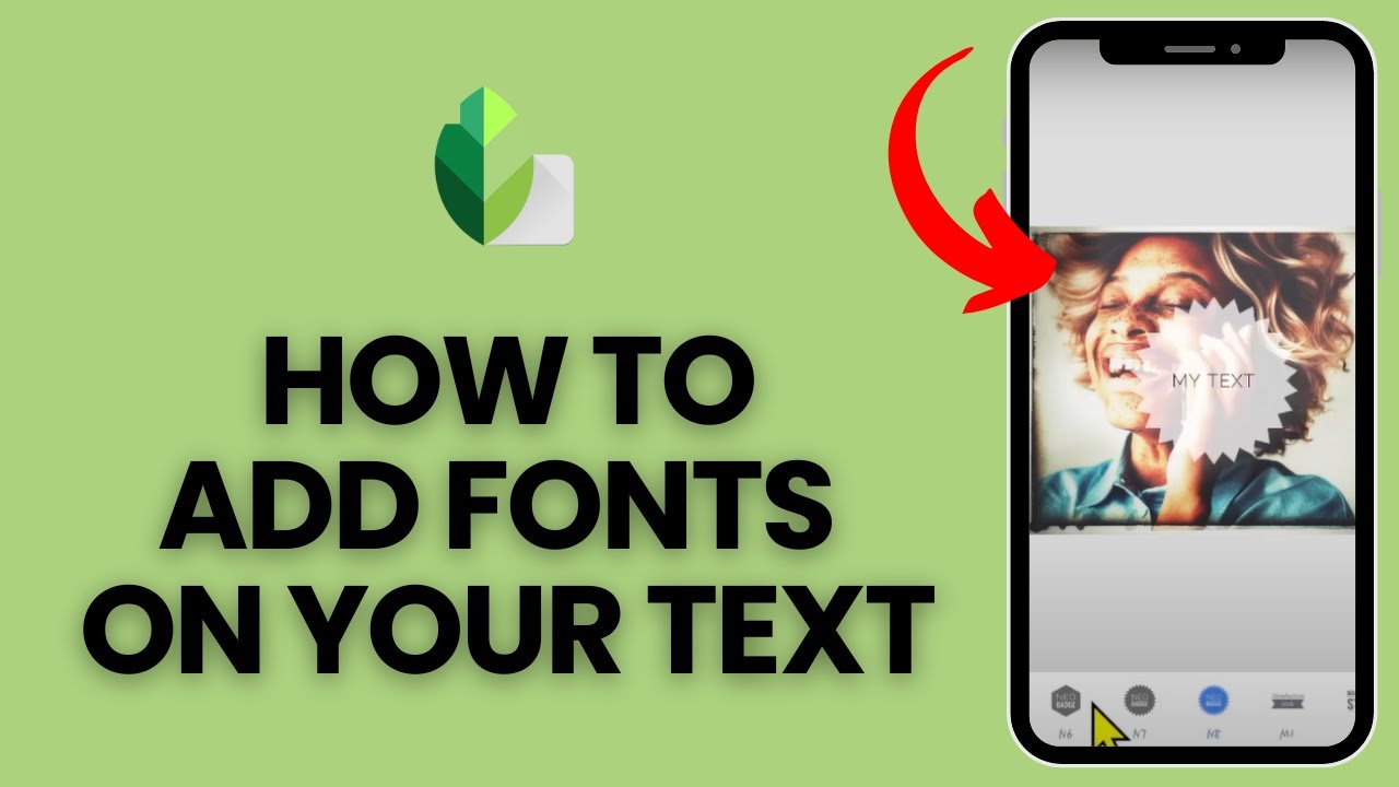 How to Add Fonts on Your Text within Snapseed? 2024 - YouTube