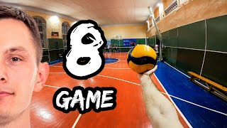 картинка: Волейбол от первого лица связующего | Чемпионат | «Dream Team» VS «Институт МВД» | Восьмая игра