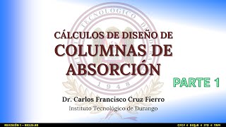 Cálculos de diseño para columnas de absorción (parte 1)