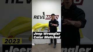 🤩 First set of Color Match Jeep Wrangler Fender Flares!  Install 2023 Jeep wrangler flare