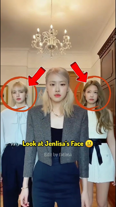 Jenlisa Funny Reaction 😂😅(Don't miss end ) #blackpink #rosé #jennie #lisa #ytshorts #shorts