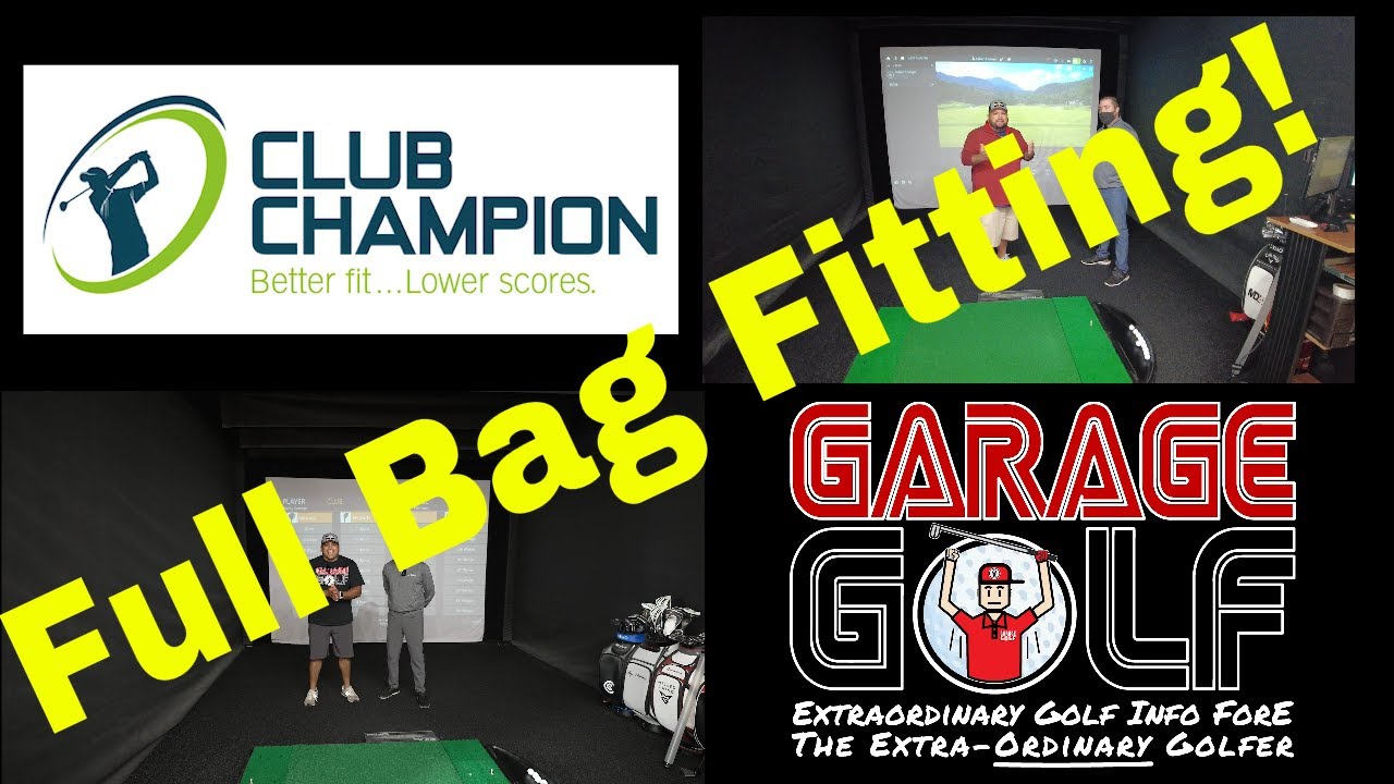 Garage Golf Full Bag Fitting with Club Champion - YouTube