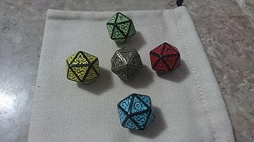 Unboxing de los Cthulhu Metal Dice by Q-Workshop