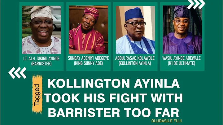 Something happened behind closed doors between Barrister and Kollington in 2007 - Oludasile Fuji