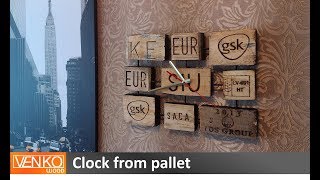 Clock from pallet