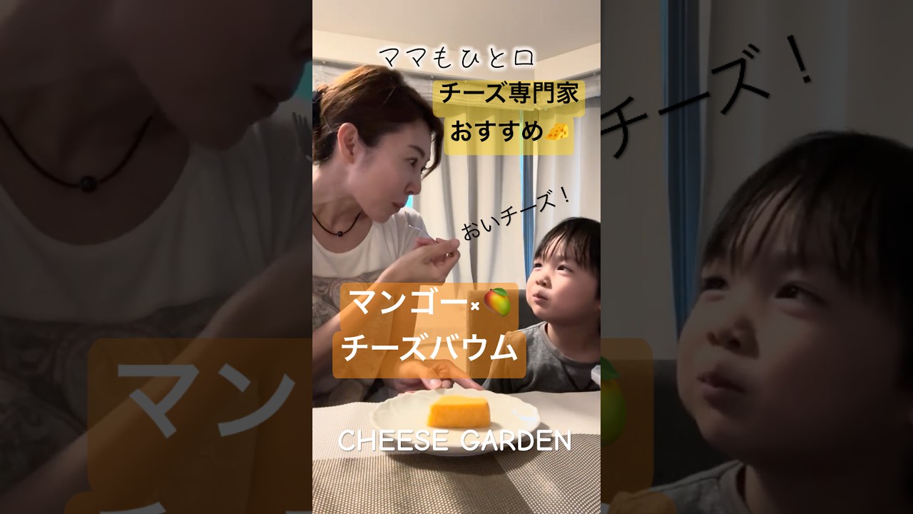 【CHEESE GARDEN】夏限定マンゴーチーズバウム｜チーズ専門家おすすめの夏スイーツ